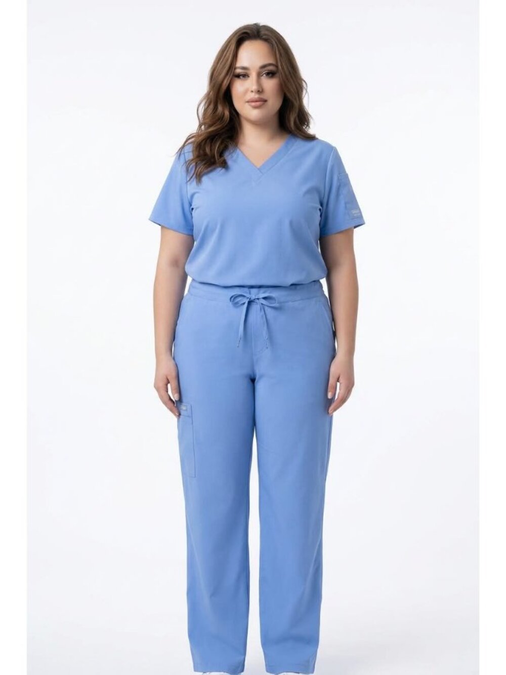 Cherokee Workwear Revolution Women’s Ceil Blue Scrub Pants 5X